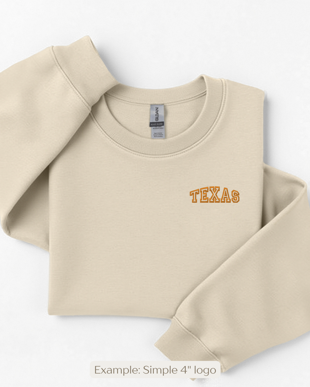 4" Design - Gildan Crewneck