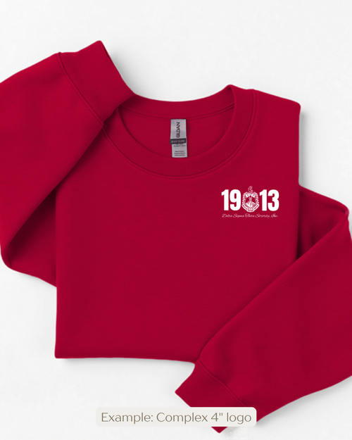 4" Design - Gildan Crewneck